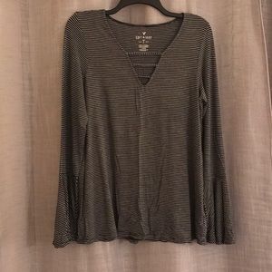 American Eagle Soft & Sexy Bell Sleeve Top